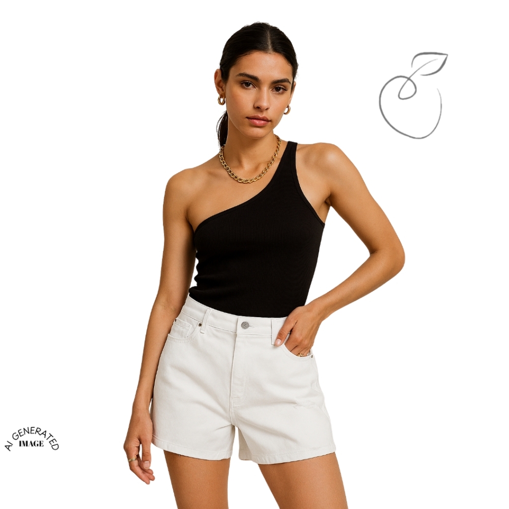 KUT FROM THE CLOTH KATY BOYFRIEND DENIM SHORTS SZ 16